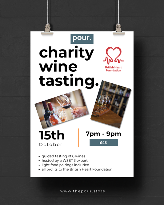 Charity BHF Wine Tasting 15th Oct