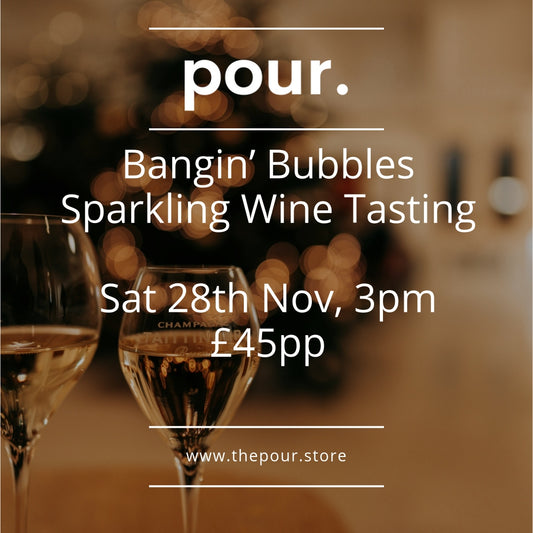 Bangin’ Bubbles – Sparkling Wine Tasting  Saturday 28 November 2026