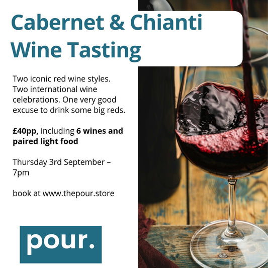 Cabernet & Chianti Tasting – Thursday 3rd September | 7pm | £40pp