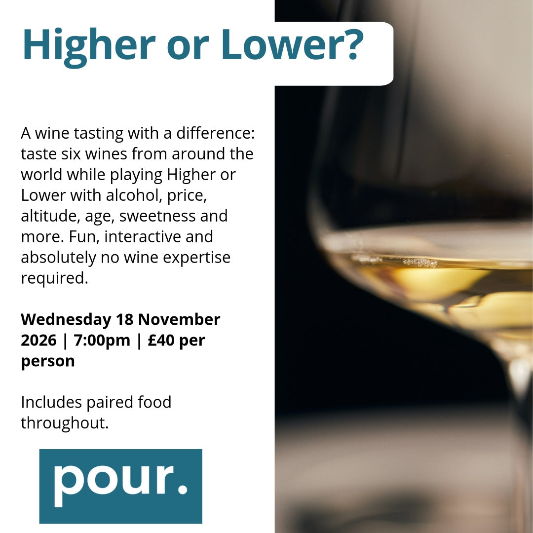 Higher or Lower? Tasting - Wednesday 18th November